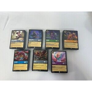 Disney Lorcana Trading Card Game (TCG) 350 Cards Some Duplicates No Foils